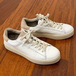 All Saints Shana White Leather Sneakers EU Sz 37